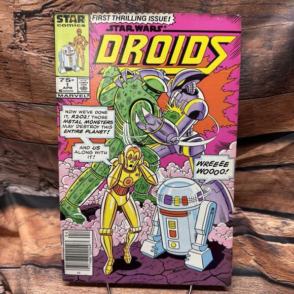 Star Wars Droids #1 Marvel Star Comics 1st Issue 1986 C-3PO R2-D2 Comic Book - Picture 1 of 11